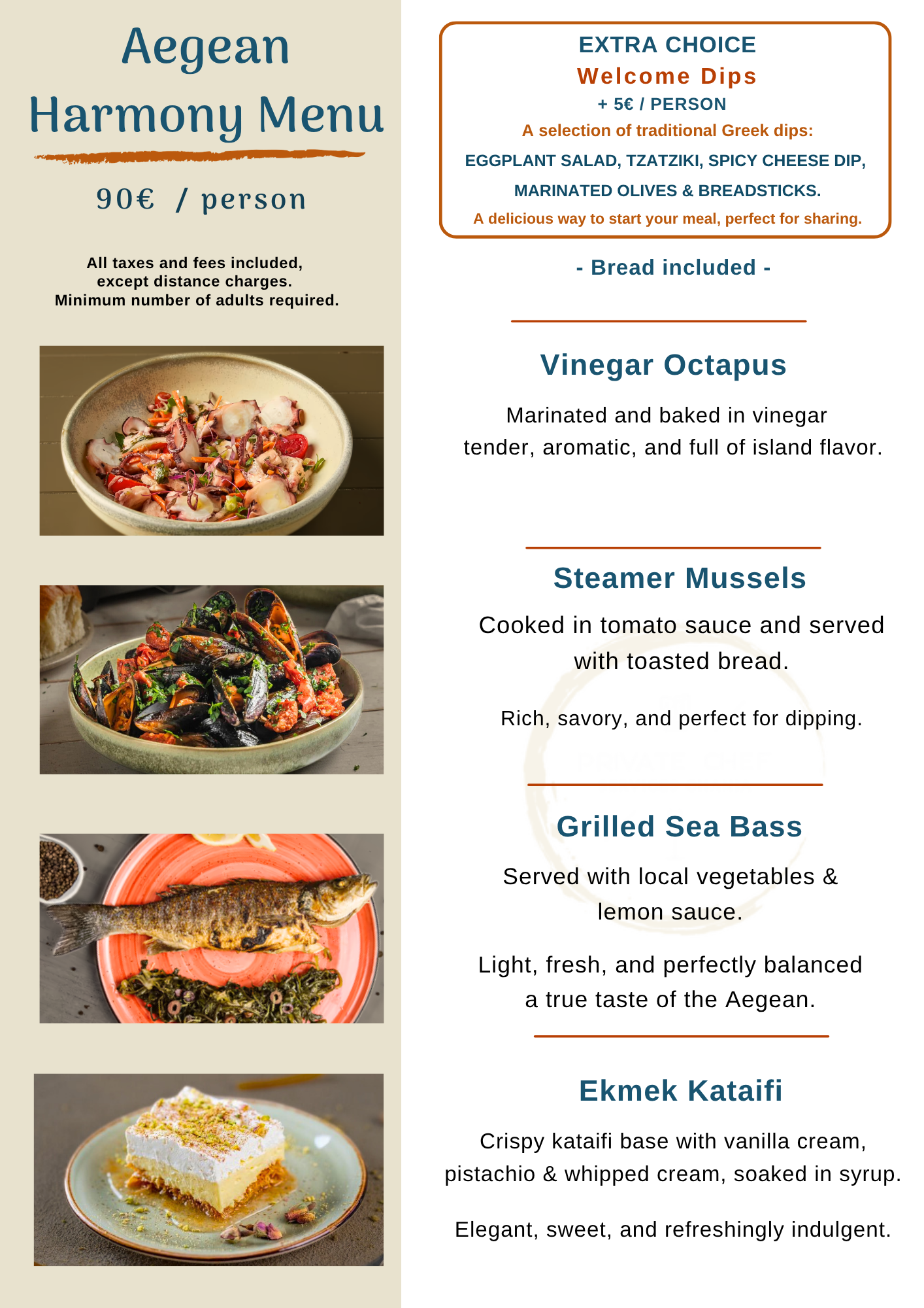 Page 17. www.PrivateChefServicesChania.gr-Seafood 1