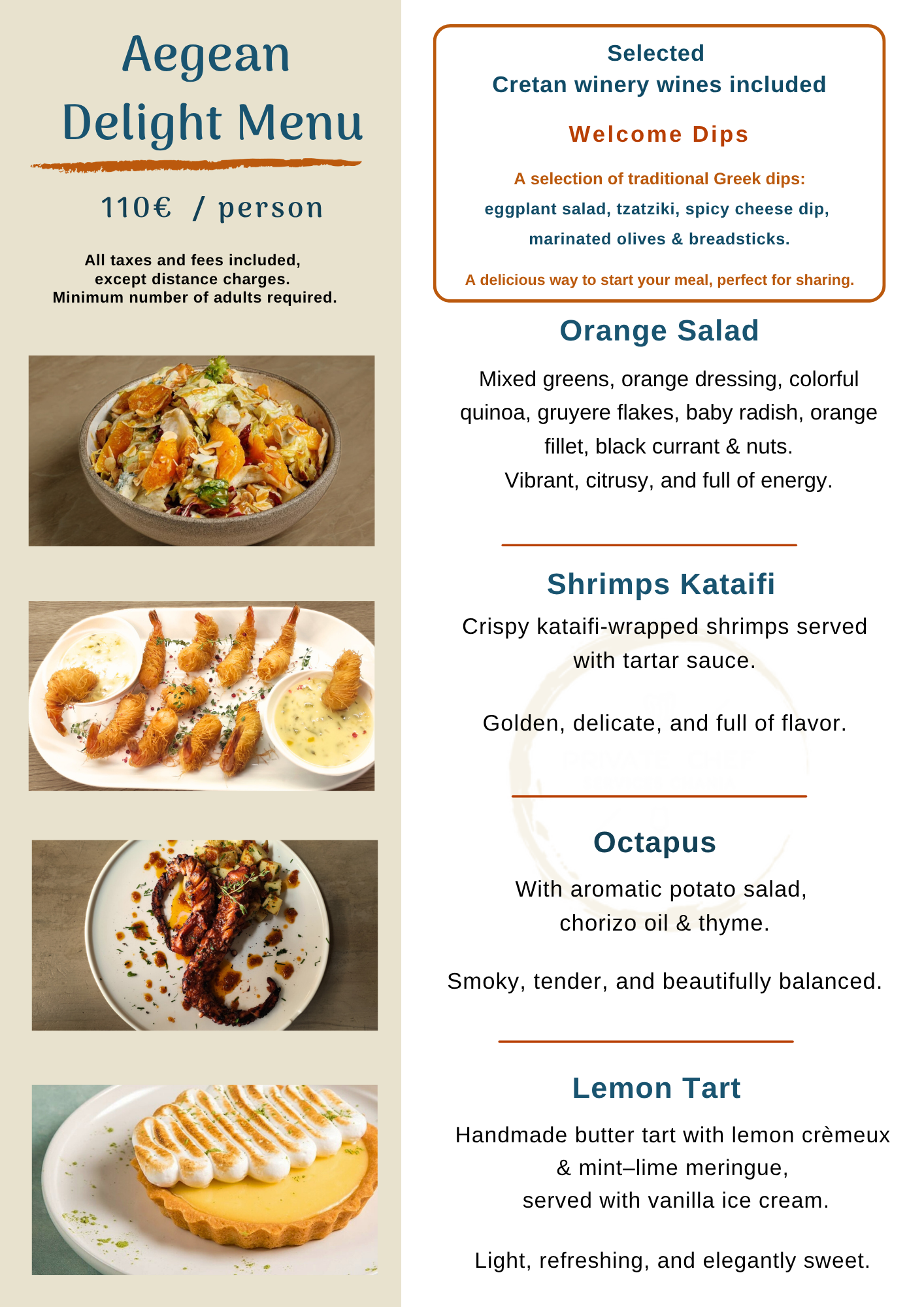 Page 21. www.PrivateChefServicesChania.gr-Seafood 5