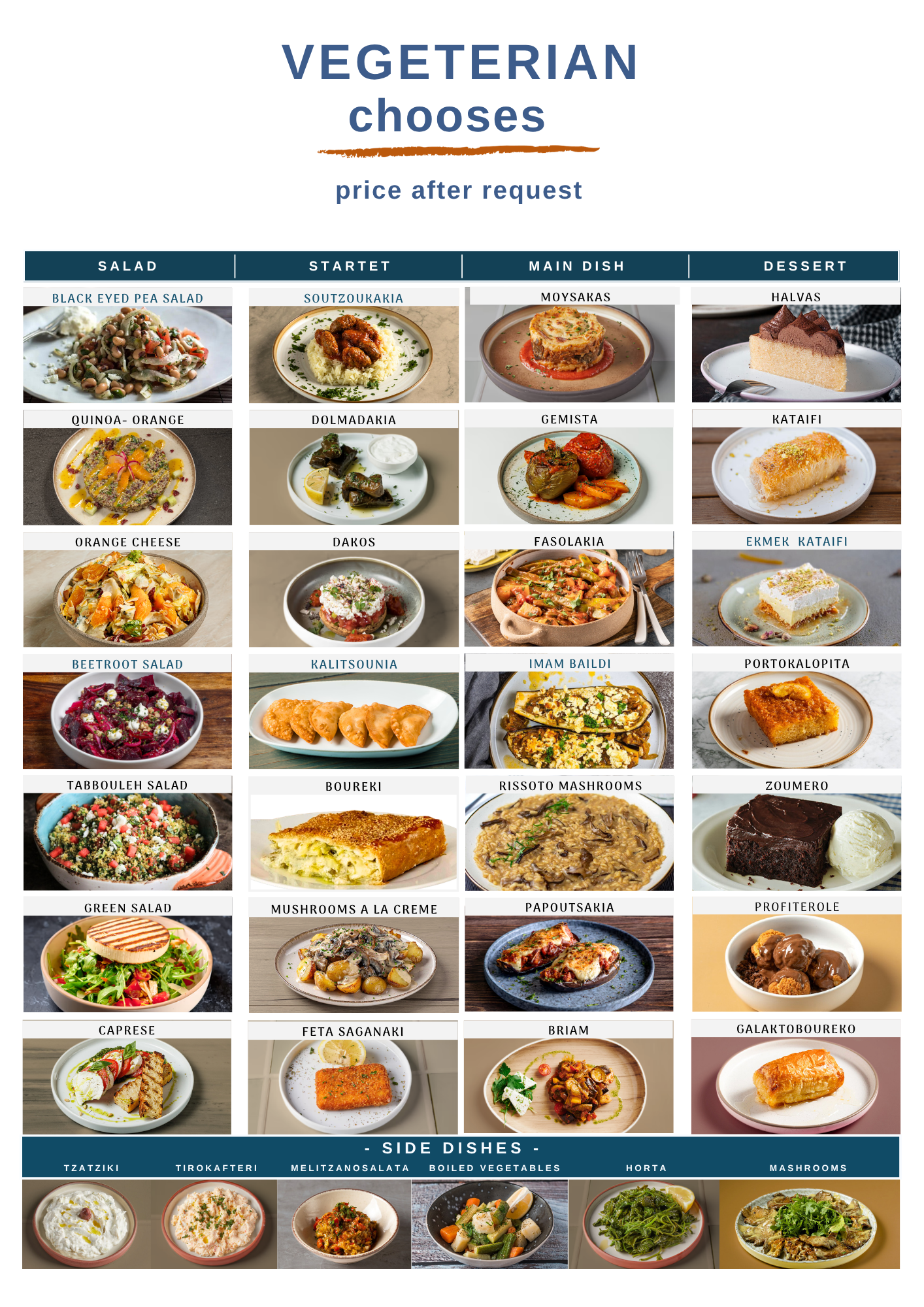 Page 26. www.PrivateChefServicesChania.gr-Vegeterian Chooses