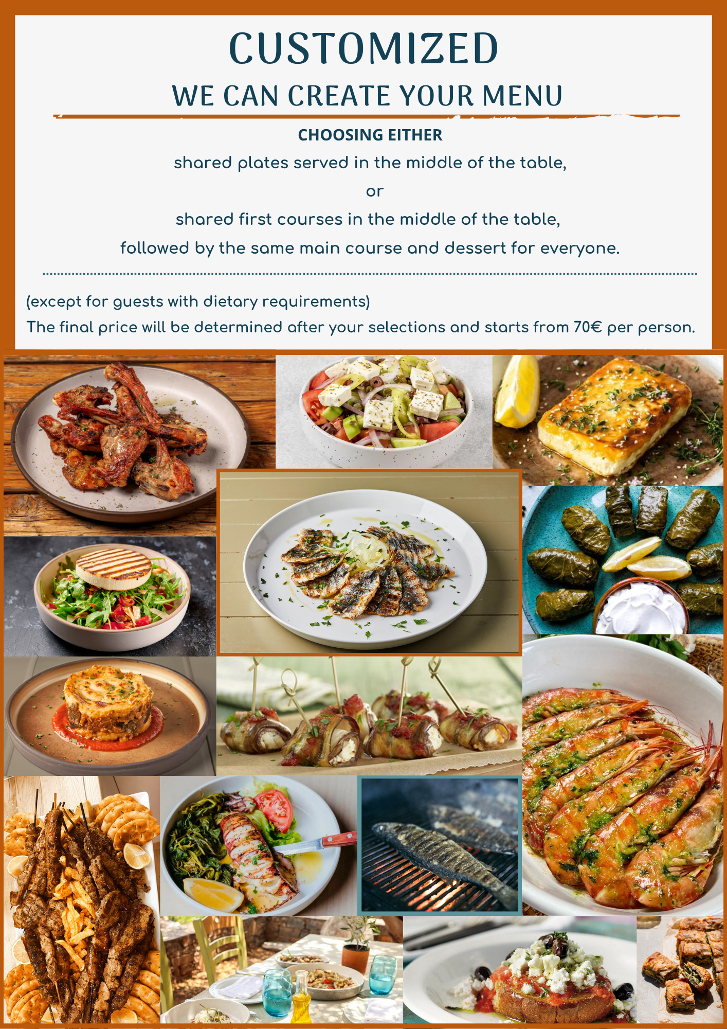 Page 6. www.PrivateChefServicesChania.gr-Customized